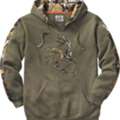 AUD 42,  Legendary Whitetails Men&rsquo;s Camo Hoodie Midweight V-Neck Design Pullover Sweatshirt