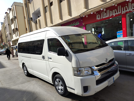 Riyadh, Passenger Transport, Toyota Hiace (Hiroof) For Rent With Driver