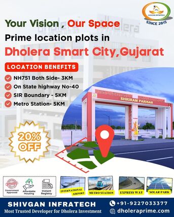 Mumbai, Residential Plots, Dholera Smart City Project