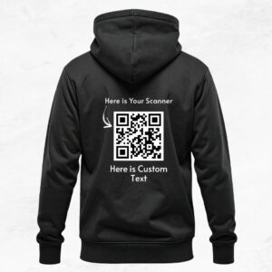 Mumbai, Clothing & Accessories, Custom QR Code Hoodie By Seepa Store