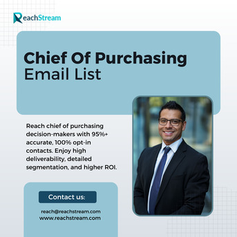 New York, Marketing, Get Verified Chief Of Purchasing Emails | 95% Accurate Leads