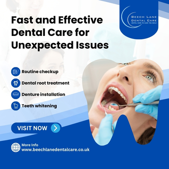 London, Dental, Fast And Effective Dental Care For Unexpected Issues