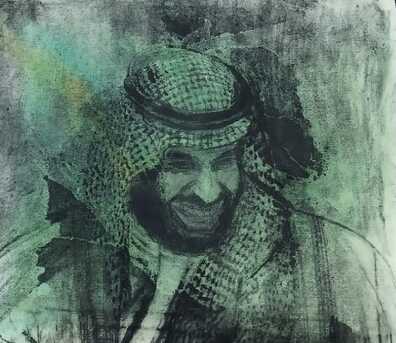 Riyadh, Collectibles, SAR 5000,  Prince Mohammed Bin Salman Artistic Original Painting Straight From The Artist
