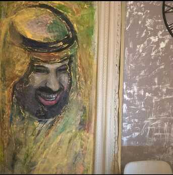 Riyadh, Collectibles, SAR 5000,  Prince Mohammed Bin Salman Artistic Original Painting Straight From The Artist