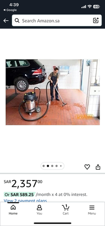 Riyadh, Machinery, SAR 1300,  New Karcher Dry Wet Vaccum Cleaner 70 Liter