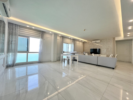 Budaiya, Apartments/Houses, BHD 650/month,  4 BR,  210 Sq. Meter,  Sea View 4BR Apartment For Rent In Salman City | Maid Room | EWA Inclusive