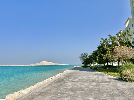 Budaiya, Apartments/Houses, BHD 650/month,  4 BR,  210 Sq. Meter,  Sea View 4BR Apartment For Rent In Salman City | Maid Room | EWA Inclusive