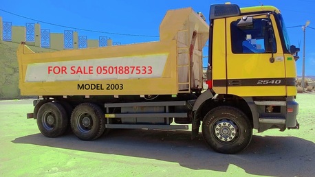 Jizan, Vehicles, Cars & Trucks , SAR 120000,  Mercedes-Actros,  2003,  Manual,  150000 KM,  Mercedes Dump Truck For Urgent Sale