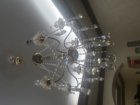 Jeddah, Furniture, SAR 850,  TV Stand, Bookshelf, And Chandelier For Sale