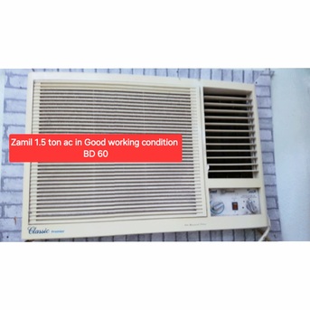 Manama, Air Conditioners, BHD 60,  ✅️ Zamil 1.5 Ton Window Ac For Sale In Good Condition With Fixing