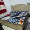 Strong King Size Bed With Dressing Table For Sale
