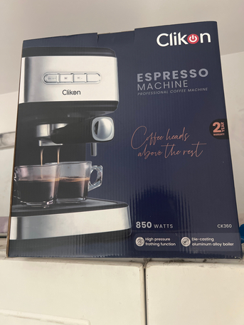 Hara, Appliances, SAR 280,  New Packed Coffee Machine (New Espressoo Machine) , Clikon Brand