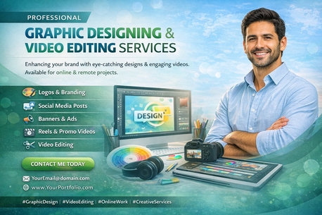 Riyadh, Graphic Design, Professional Graphic Designing & Video Editing Services