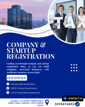 Lucknow, Accounting, Company & Startup Registration With Legal Compliance