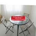 BHD 20,  🌍🌏Dinning Table With 3 Chairs In Good Condition For Sale With Delivery