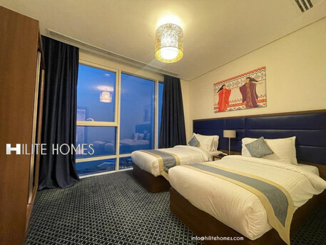 Salmiya, Apartments/Houses, KWD 750/month,  Furnished,  1 BR,  Luxury Apartment For Rent In Salmiya