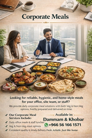 Al Anoud, Food, SAR 23,  MEALS SERVICE WITH HOME DELIVERY LUNCH & DINNER