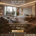 INR 9200000,  770 Sq. Feet,  ACE Hive &ndash; Compact Furnished Studio Apartments, Sector 22A
