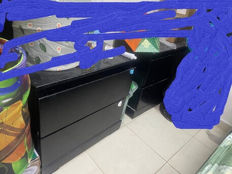 Thuqbah, Furniture, SAR 600,  Bed Set ( Bed,200*180 & 6 Door Wardrobe, Dressing Table