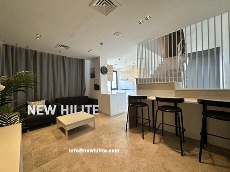 Kuwait City, Apartments/Houses, KWD 1100/month,  Furnished,  Studio,  Modern Furnished 3-Bedroom Duplex For Rent In Kuwait With Pool, Gym & Rooftop Lounge