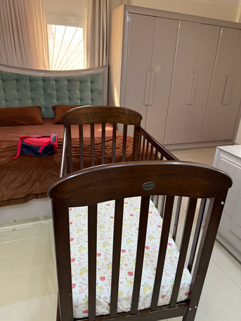 Jeddah, Baby & Kid Stuff, SAR 120,  Baby Bed With Sliding Door From Malasia