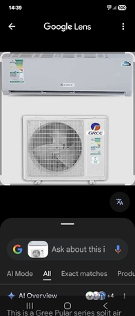 Al Aziziyyah, Air Conditioners, SAR 1200,  1.5 Ton Gree 1 Ton Mando Spilt AC For Sale Al