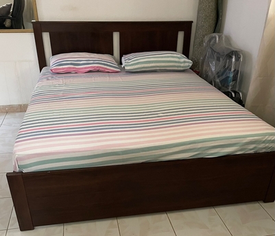 Jeddah, Furniture, SAR 700,  1 Queen Size Ikea Bed With Mattress