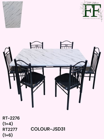 Riyadh, Furniture, SAR 1,  We Are Selling Brand New Steel Dining Tables With 4 Or 6 Chairs In Reasonable Prices