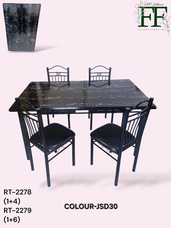 Riyadh, Furniture, SAR 1,  We Are Selling Brand New Steel Dining Tables With 4 Or 6 Chairs In Reasonable Prices