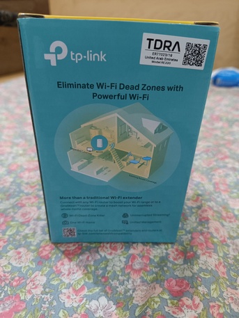 Al Rehab, Electronics, SAR 120,  BRAND NEW UNUSED TP-LINK WIFI EXTENDER PURCHASED PRICE 150 SAR