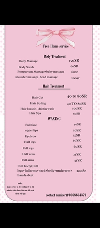 Olaya, Beautician, Free Salon  Home Service Just For Ladies