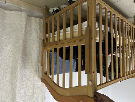 Salamah, Furniture, SAR 80,  Baby Wooden Cot Available With Mattress