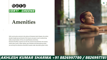 Haryana, Real Estate For Sale, INR 45100000,  3 BR,  2106 Sq. Feet,  BPTP Amstoria Verti Greens Project Sector 102 Gurugram Premium Lifestyle Units 8527188527