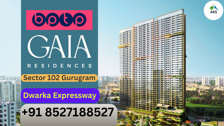 Haryana, Real Estate For Sale, INR 45500000,  3 BR,  2106 Sq. Feet,  BPTP Gaia Residences Best Deals Smart Home Solutions +91 8527188527