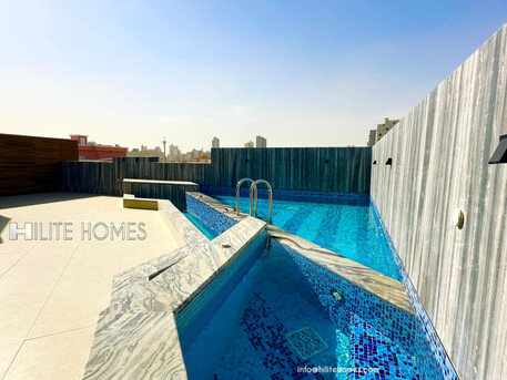 Salmiya, Apartments/Houses, KWD 1000/month,  4 BR,  Brand New Penthouse With Private Pool For Rent In Salmiya
