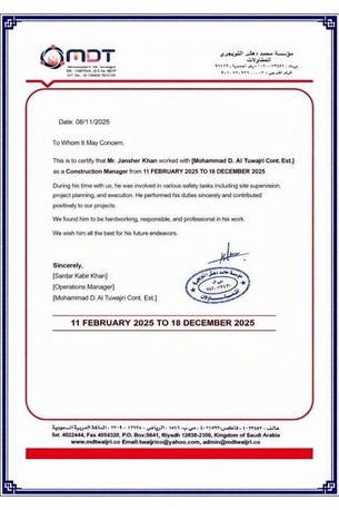 Jeddah, Job Seekers, SAFETY OFFICEIER/SUPERVISOR