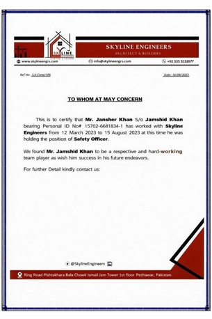 Jeddah, Job Seekers, SAFETY OFFICEIER/SUPERVISOR