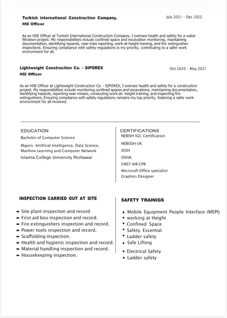 Riyadh, Job Seekers, HSE OFFICER