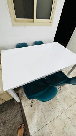 Dammam, Furniture, SAR 300,  Dining Table With 4 Chairs