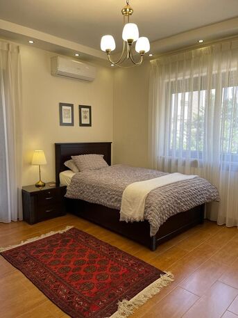 Amman, Apartments/Houses, JOD 16000/year,  Furnished,  3 BR,  180 Sq. Meter,  Furnished Garden Apartment For Rent In Jabal Amman