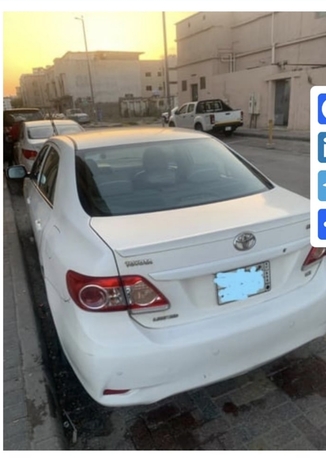 Jubail, Vehicles, Cars & Trucks , SAR 23000,  Toyota Corolla,  2012,  Automatic,  245749 KM,     Excellent Condition