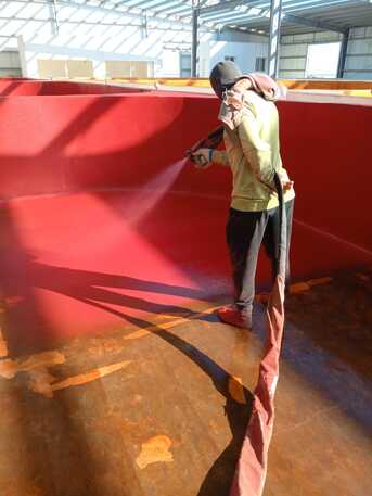 Tabuk City, Construction, Waterproofing Coating Polyurea