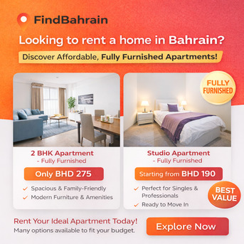 Juffair, Apartments/Houses, BHD 0190/month,  Furnished,  Studio,  90 Sq. Meter,  Studios From BHD 190, 1BHK From BHD 250, 2BHK From BHD 275, And 3BHK From BHD 300.