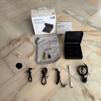 Jeddah, Electronics, SAR 225,  Wireless Lavalier Microphone - Boya BY-XM6 K1