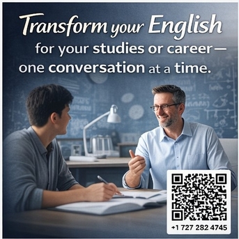 Riyadh, Lessons Offered, Personal English Conversation & Coaching &ndash; In-Person (Al-Kharj) Or Online