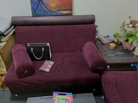 Riyadh, Furniture, SAR 500,  8 Seater Sofa Set With 2 Side Tables - Al Jubail