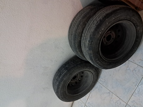 Jubail, Vehicles, Cars & Trucks , SAR 150,  Car Tyres With Rim 175 / 70 /13,  2023,  Automatic,  1000 KM,  Size 13 Car Tyres With Rim In Good Condition