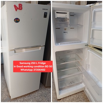 Manama, Appliances, BHD 50,  ✅️ Samsung 250 L Fridge For Sale In Good Condition With Delivery