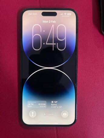 Riyadh, Mobile Phones, SAR 2000,  APPLE IPhone 14 Pro Max ESIM -128 GB, 82% Battery Health