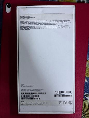 Riyadh, Mobile Phones, SAR 2000,  APPLE IPhone 14 Pro Max ESIM -128 GB, 82% Battery Health